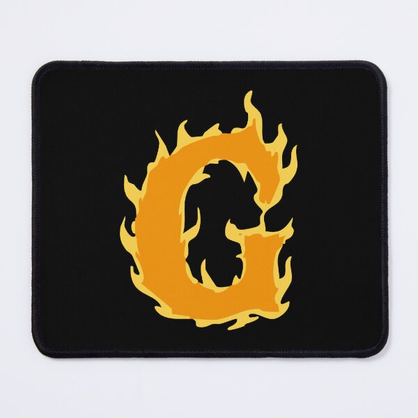 Item preview, Fire Letter G Typography – Flaming Alphabet Art designed and sold by uncoXab.