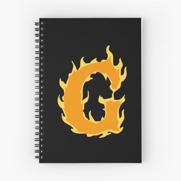 Item preview, Fire Letter G Typography – Flaming Alphabet Art designed and sold by uncoXab.