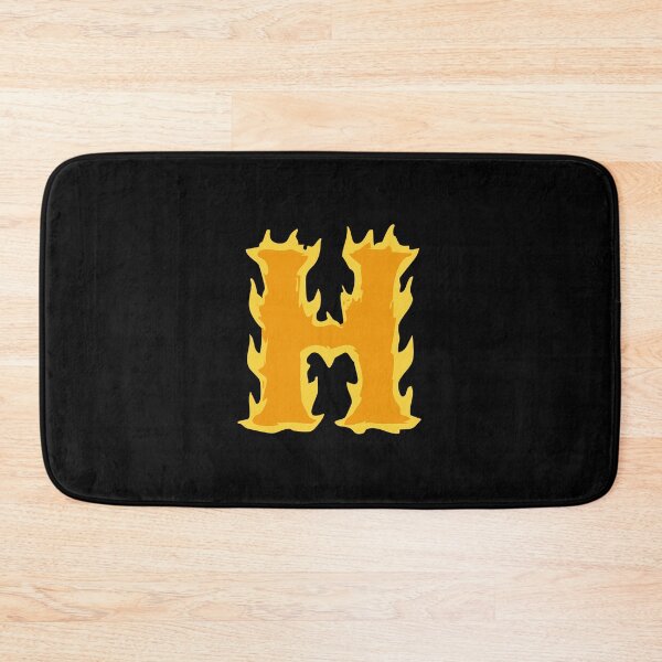Item preview, Fire Letter H Typography – Flaming Alphabet Art designed and sold by uncoXab.