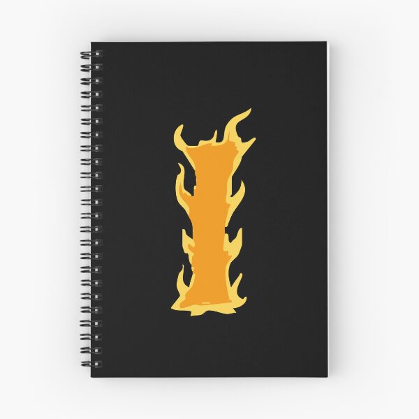 Item preview, Fire Letter I Typography – Flaming Alphabet Art designed and sold by uncoXab.