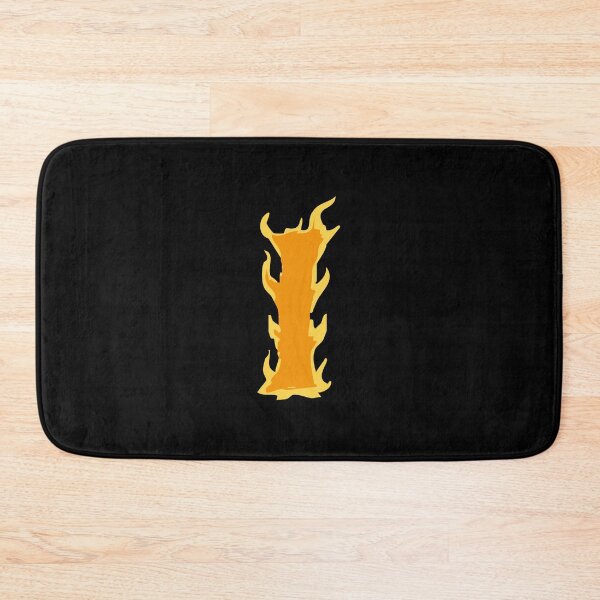 Item preview, Fire Letter I Typography – Flaming Alphabet Art designed and sold by uncoXab.