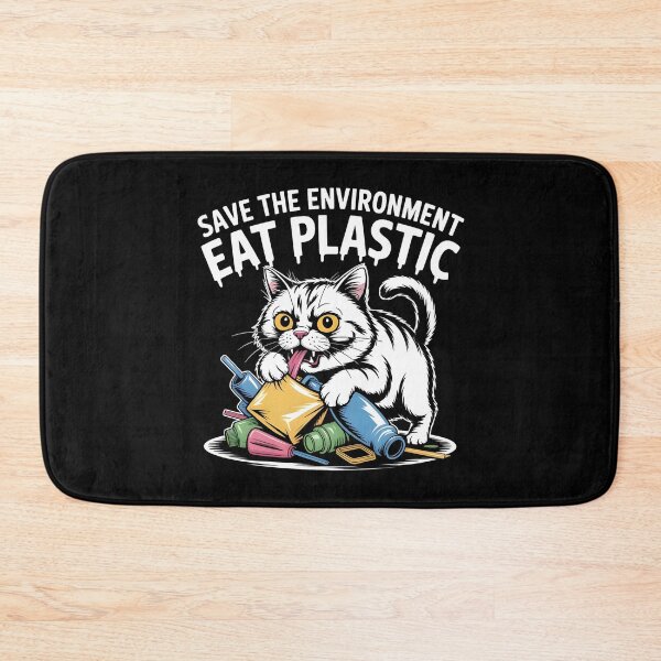Item preview, Save The Environment Eat Plastic designed and sold by Redgiant87x.
