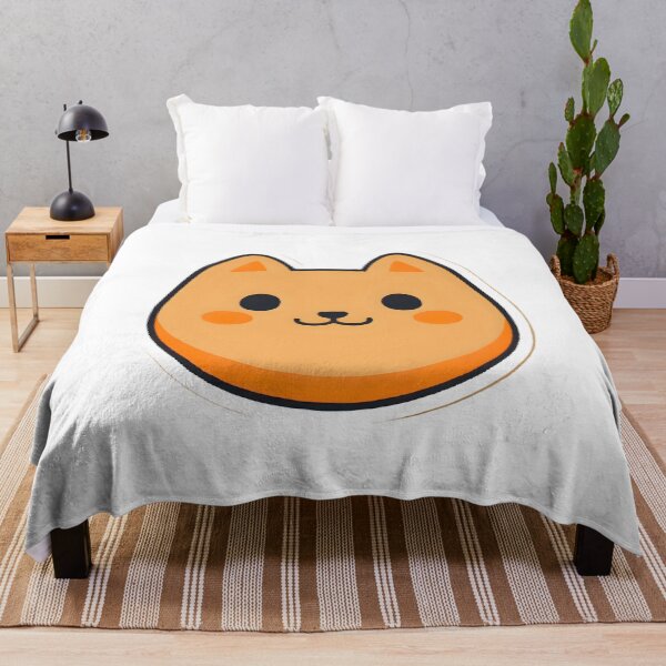 Item preview, Blushy Pup – Chubby Orange Dog Face designed and sold by OsasChild.