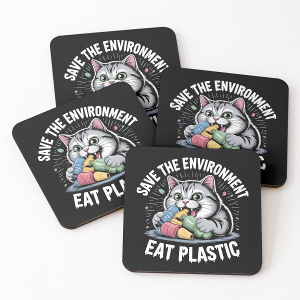 Item preview, Save The Environment Eat Plastic designed and sold by Redgiant87x.