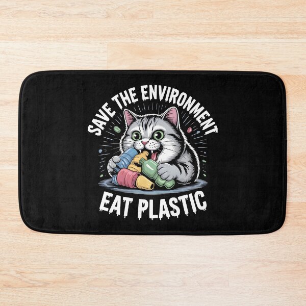 Item preview, Save The Environment Eat Plastic designed and sold by Redgiant87x.
