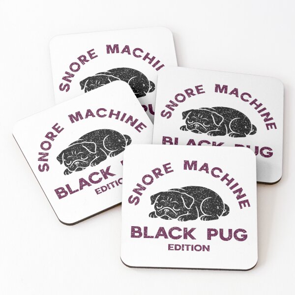 Item preview, Snore Machine Black Pug Edition designed and sold by Dago345.