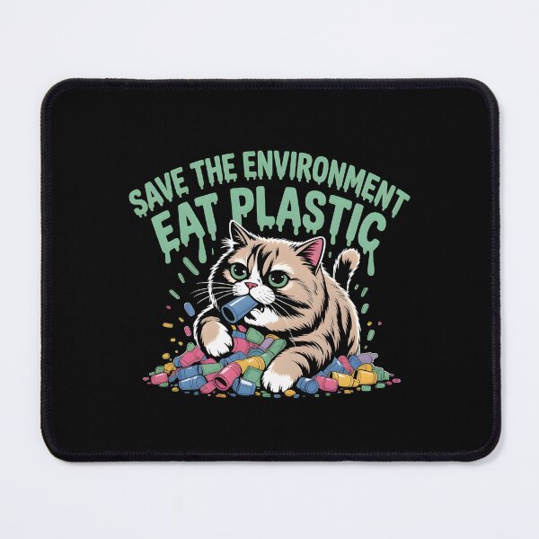 Item preview, Save The Environment Eat Plastic designed and sold by Redgiant87x.