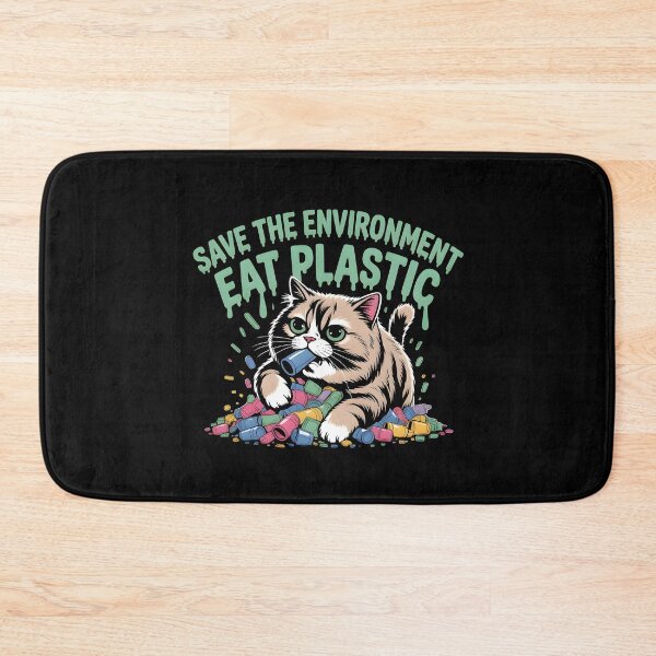 Item preview, Save The Environment Eat Plastic designed and sold by Redgiant87x.
