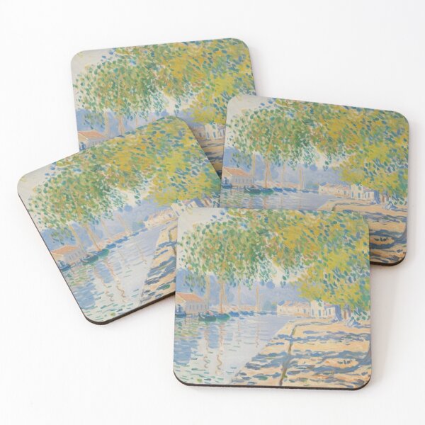 Item preview, Across the Dart from Vire Island(Watercolour + AI) designed and sold by artsmeow.