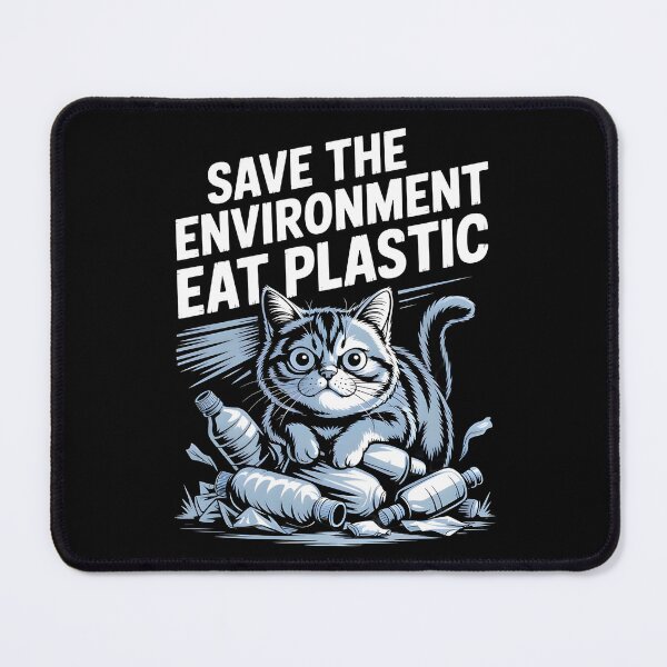 Item preview, Save The Environment Eat Plastic designed and sold by Redgiant87x.