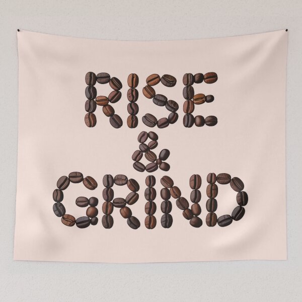 Item preview, Rise & Grind Coffee Lover Design designed and sold by NewAspect.