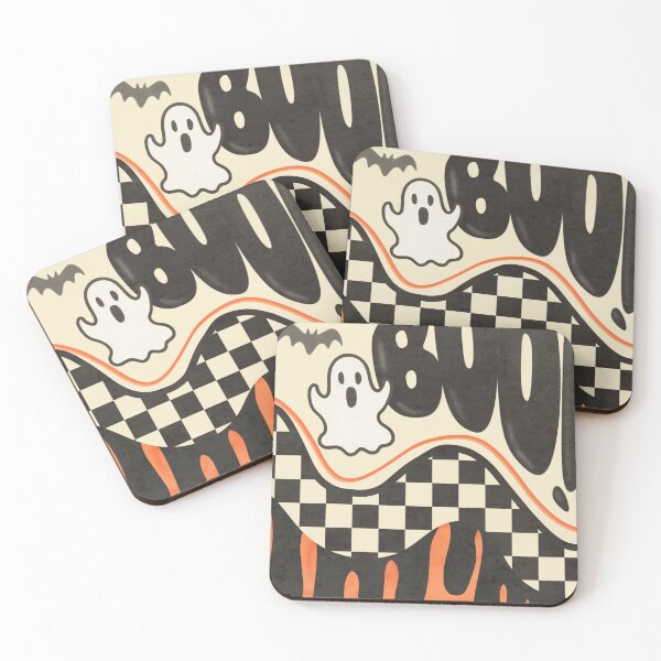 Item preview, Ghost Boo Checkerboard Poster designed and sold by mckensie444.