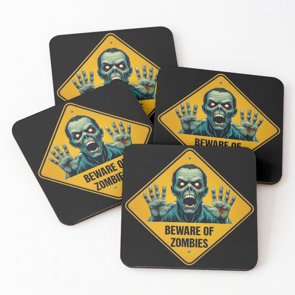 Item preview, Zombie - Beware of Zombies designed and sold by NightTimeJ.