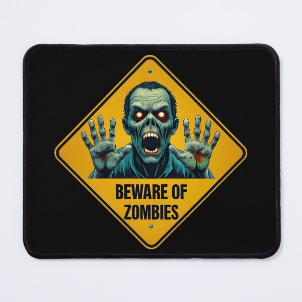 Item preview, Zombie - Beware of Zombies designed and sold by NightTimeJ.