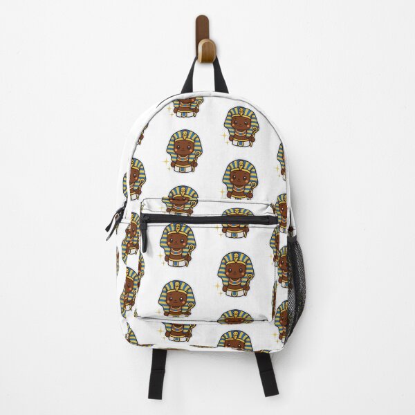 Item preview, Kawaii Black African Pharaoh Sticker – Cute Ancient Egyptian Royalty Art designed and sold by OsasChild.