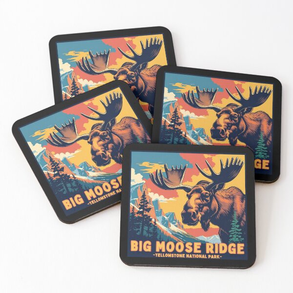 Item preview, Big Moose Ridge, Yellowstone national park designed and sold by NicMacTees.