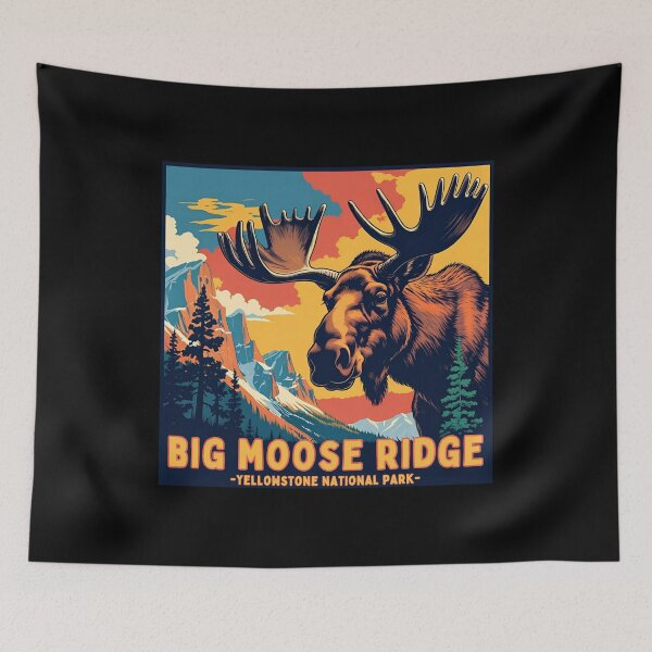 Item preview, Big Moose Ridge, Yellowstone national park designed and sold by NicMacTees.