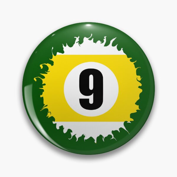 Artikelvorschau, Nummer Neun 9 Ball Abstraktes Design Logo Pool Billard entworfen und verkauft von Lartheviking.