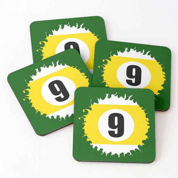 Artikelvorschau, Nummer Neun 9 Ball Abstraktes Design Logo Pool Billard entworfen und verkauft von Lartheviking.