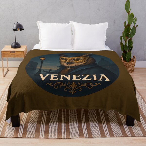 Item preview, Venetian owl in twilight designed and sold by VisionsOfCities.