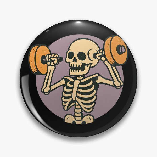 Item preview, Skeleton Lifting Weights – Funny Halloween Gym Fitness Design designed and sold by Sztuboo.