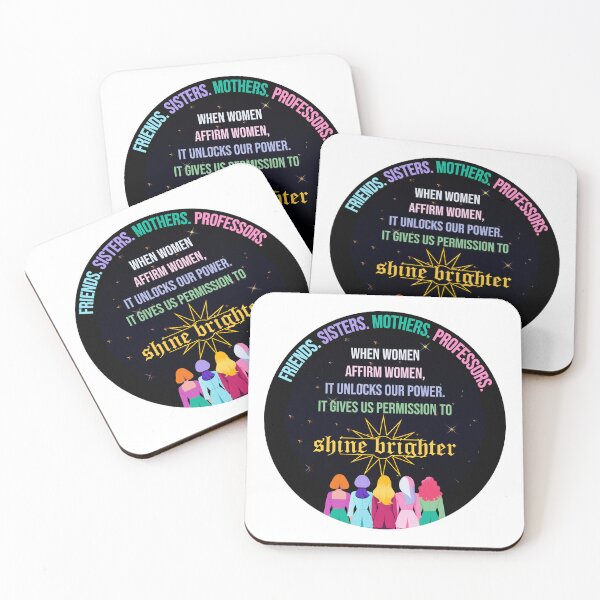 Item preview, Women Affirm Women Empowerment Quote Typography Art designed and sold by ArtsyExplorer.