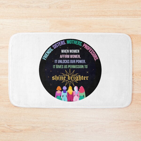 Item preview, Women Affirm Women Empowerment Quote Typography Art designed and sold by ArtsyExplorer.