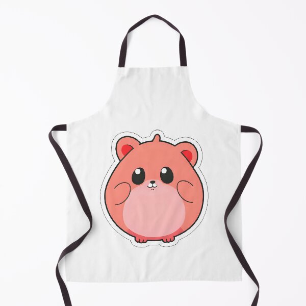 Item preview, Kawaii Pink Chubby Hamster – Cute Cartoon Animal designed and sold by OsasChild.