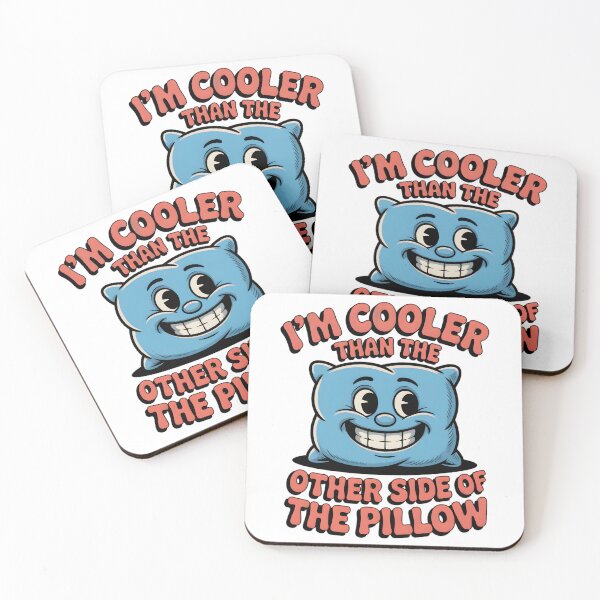 Item preview, I’m cooler than the other side of the pillow. designed and sold by PhrasePalette.