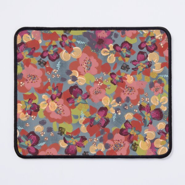 Item preview, XOXO Floral on Cream- Hand Drawn Painterly Flowers and Doodles designed and sold by Kathryn-Designs.
