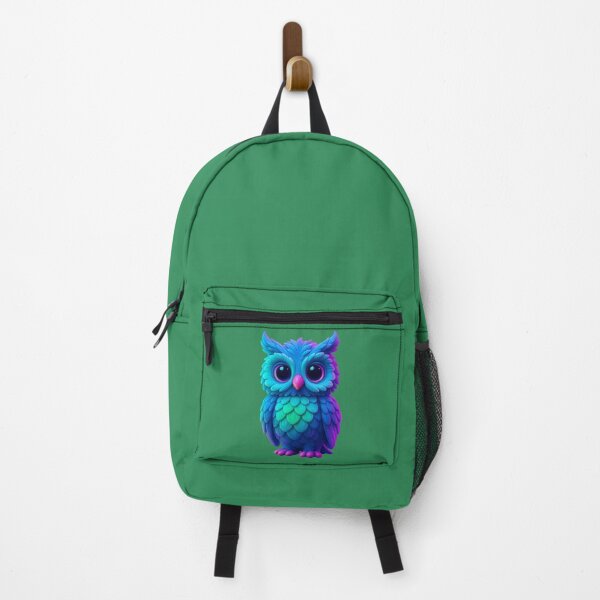 Item preview, “Neon Clay Owl – The Luminous Guardian of the Night” designed and sold by MK-WOOD.