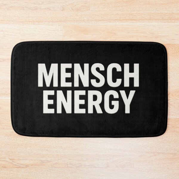 Item preview, Mensch Energy Bold Jewish Typography designed and sold by JRRouse.