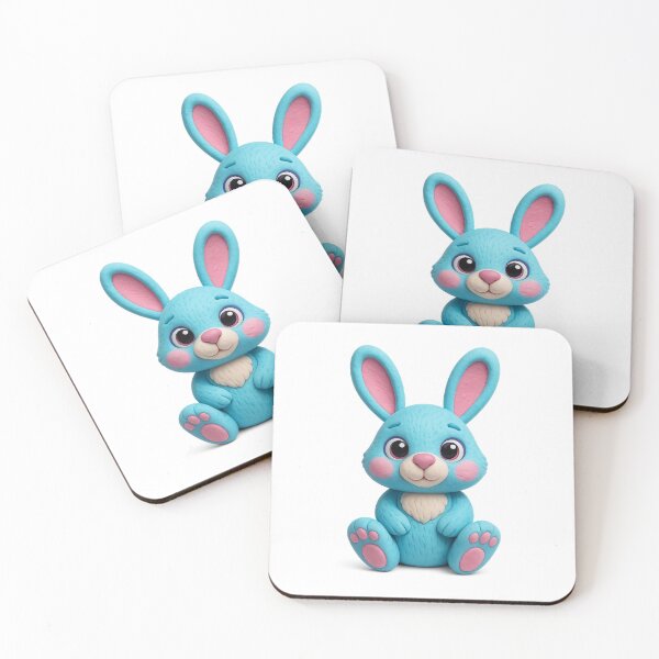 Aperçu de l'œuvre « Clay Bunny Wonder – Le lapin magique fait main » créée et vendue par MK-WOOD.