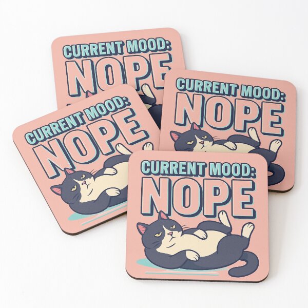 Item preview, "Current Mood: Nope" designed and sold by catastrocat.