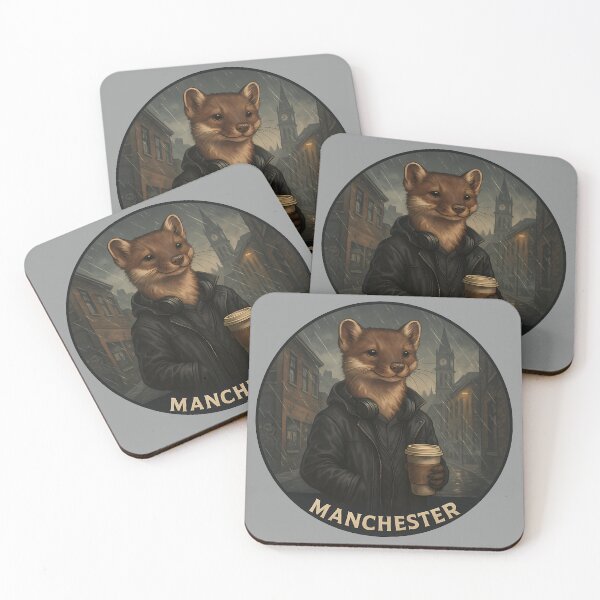 Item preview, Marten in Manchester in the rain designed and sold by VisionsOfCities.