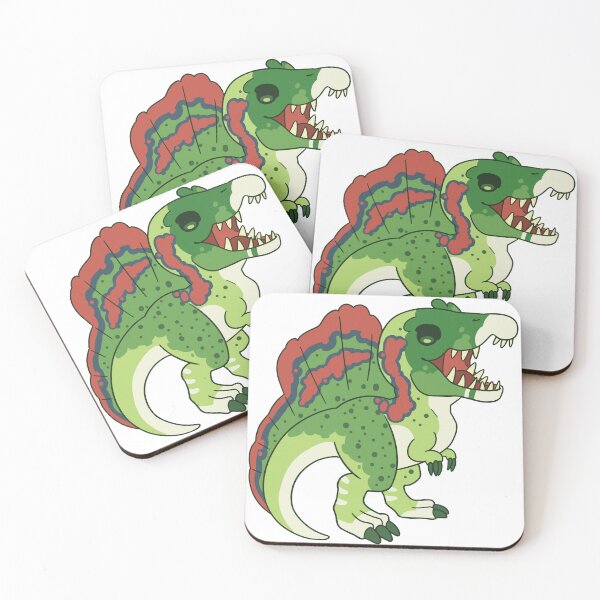 Item preview, RainbowTrout/Salmon Inspired Chibi Spinosaurus designed and sold by PrehistoricCrab.
