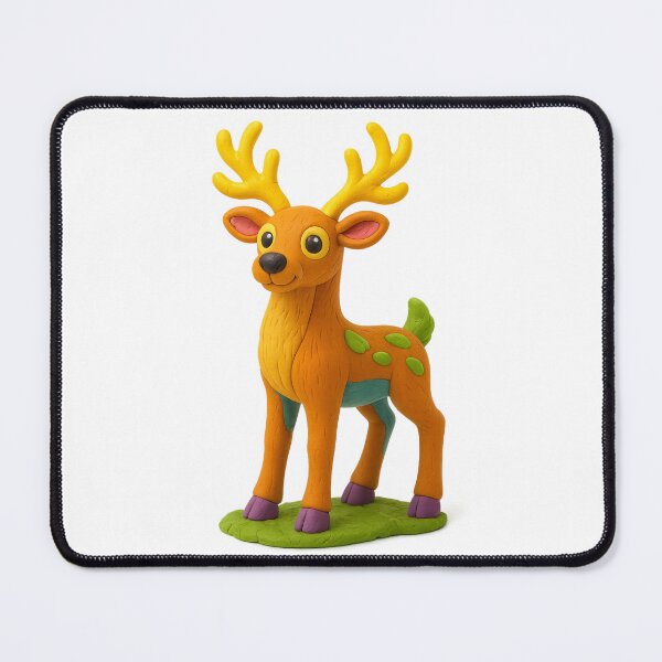Item preview, "Majestic Clay Stag – The Handmade King of the Forest" designed and sold by MK-WOOD.