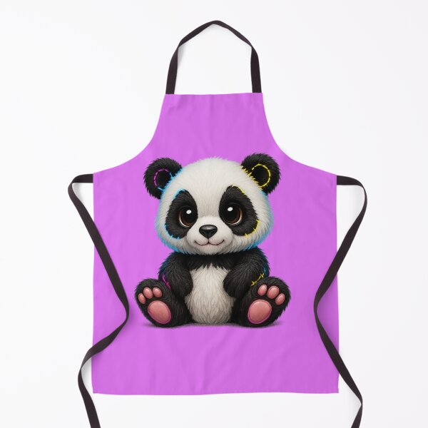 Item preview, "Electric Neon Panda – Rainbow Glow Plush Toy" designed and sold by MK-WOOD.