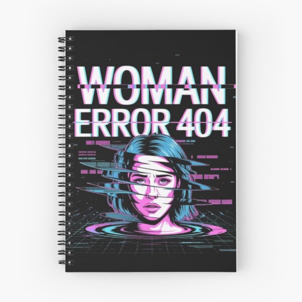 Item preview, Woman Error 404 – Funny Glitch Tech Design designed and sold by DesignNadine.