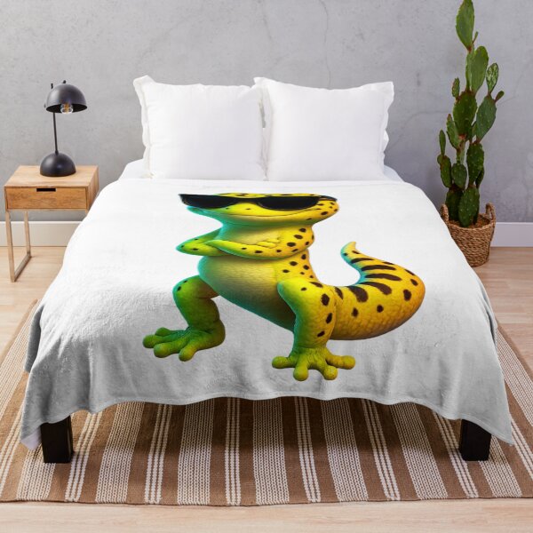Item preview, "Neon Gecko Boss – The Coolest Lizard in Shades" designed and sold by MK-WOOD.