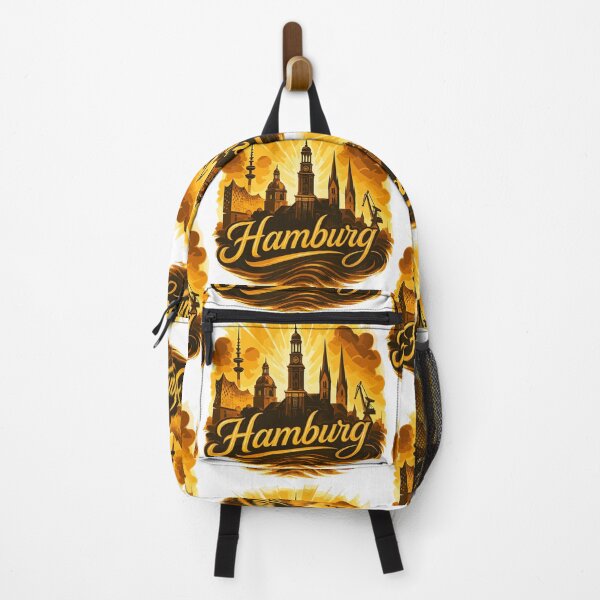 Item preview, Hamburg Gold City Silhouette Golden Gift designed and sold by Pineapple-Tree.