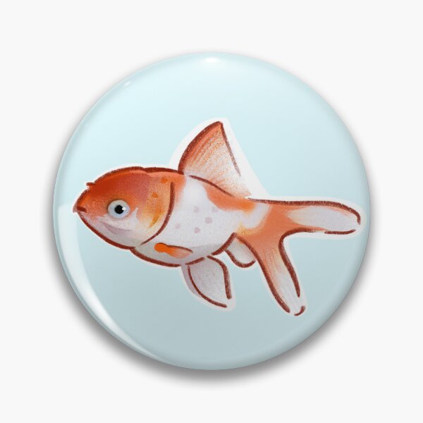 Item preview, Cute Oranda Goldfish designed and sold by Whimsilous.