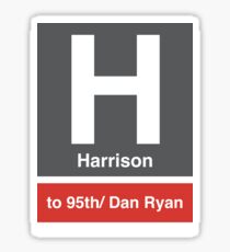 Harrison CTA Stop Sticker