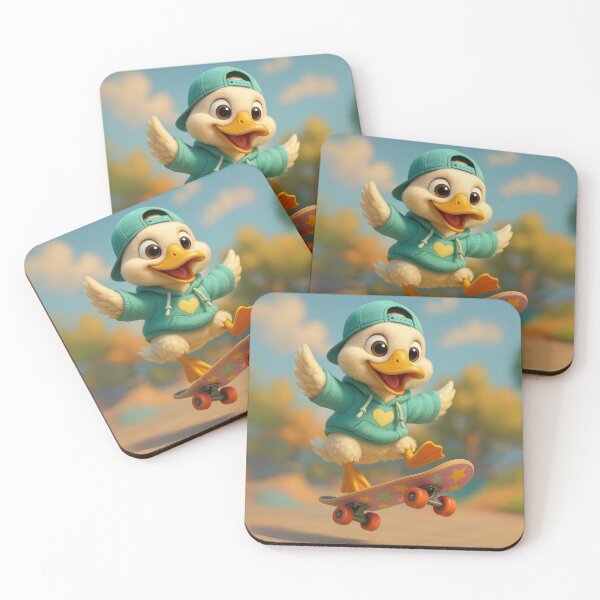 Item preview, Skater Eider Duck designed and sold by Sillytoe.