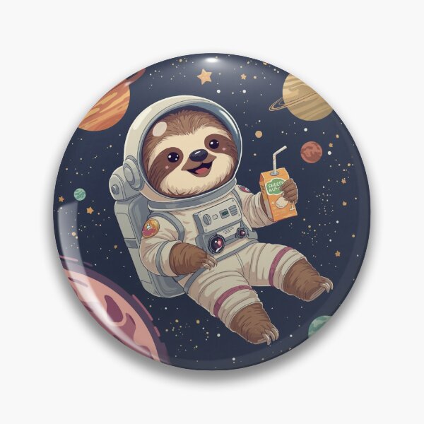 Artikelvorschau, Astronaut Faultier: Der langsamste Entdecker im Weltraum entworfen und verkauft von PlatyPunk1000.