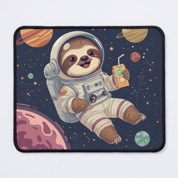 Item preview, Astronaut Sloth: The Slowest Explorer in Space designed and sold by PlatyPunk1000.