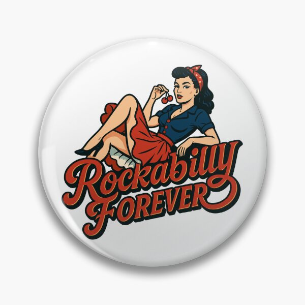 Item preview, Rockabilly forever cherries woman 50s gift designed and sold by Pineapple-Tree.