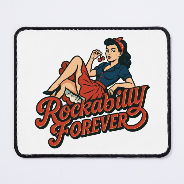 Item preview, Rockabilly forever cherries woman 50s gift designed and sold by Pineapple-Tree.