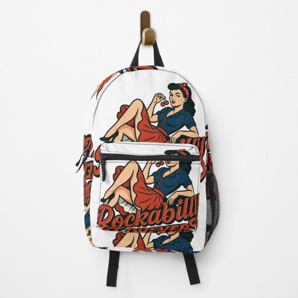 Aperçu de l'œuvre Cadeau femme Rockabilly forever cherrys années 50 créée et vendue par Pineapple-Tree.