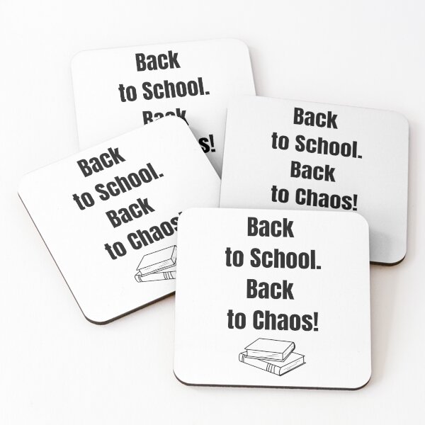 Item preview, Back to School. Back to Chaos! – Bold Minimalist Design for Everyday Items designed and sold by Kindloom.